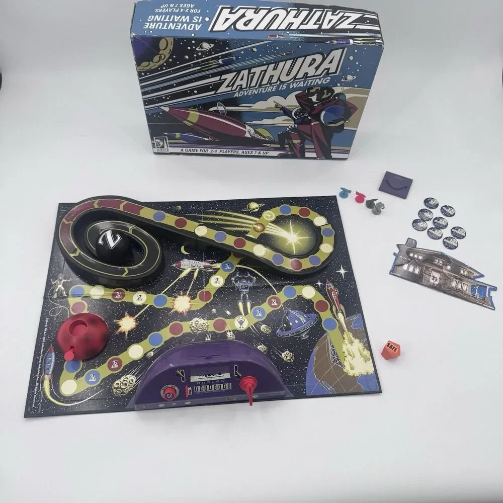 ZATHURA Adventure Is Waiting 2005 Pressman Board Game INCOMPLETE Fast Shipping